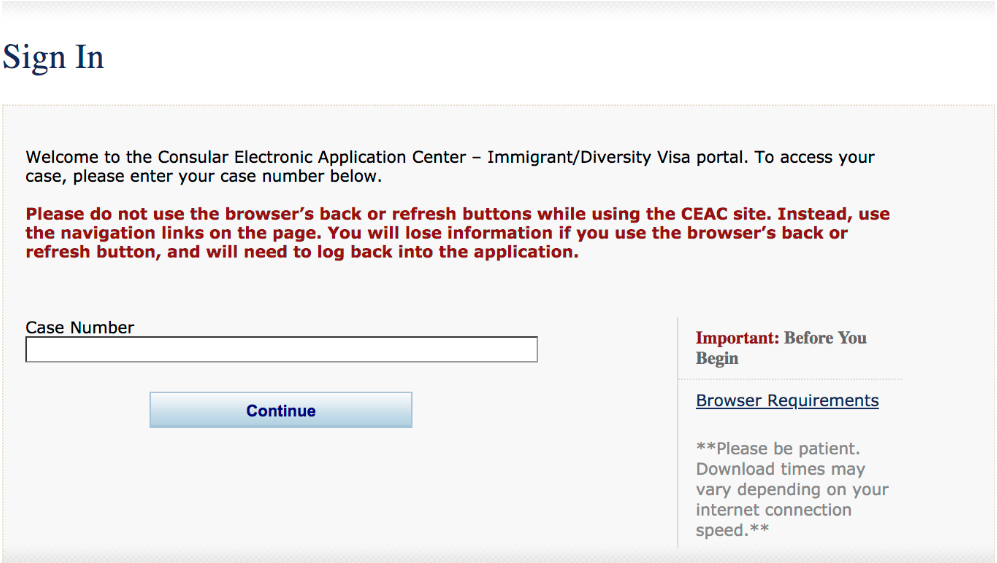 what is ds 260 application form